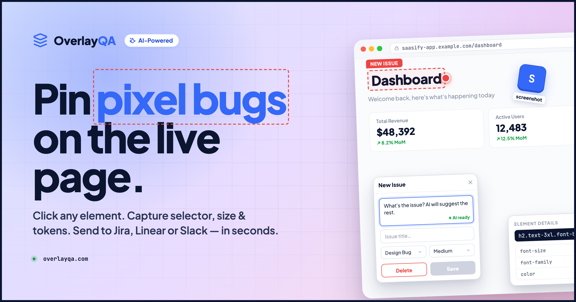 OverlayQA — Design QA in One Pass | Compare, Audit, Sync
